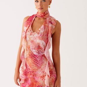 Tanner Mini Dress - Flamingo Fling
