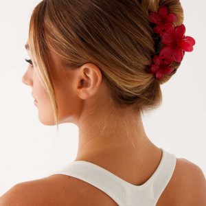 Goji Hair Clip - Raspberry