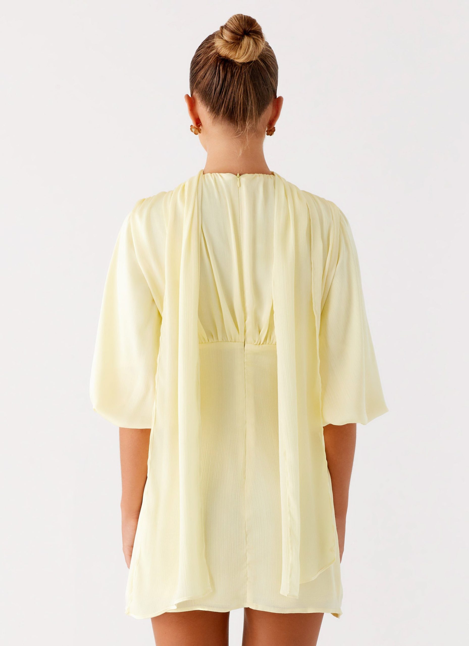 Mary Mini Dress - Yellow - Image 4