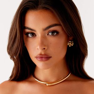 Raven Necklace - Gold