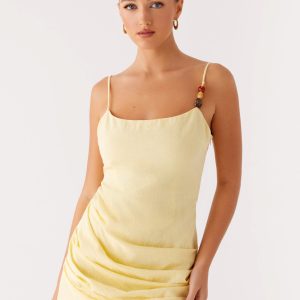 Adella Mini Dress - Yellow