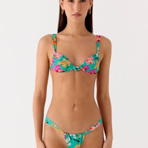 Airlie Scrunch Bikini Bottoms - Jungle Bloom