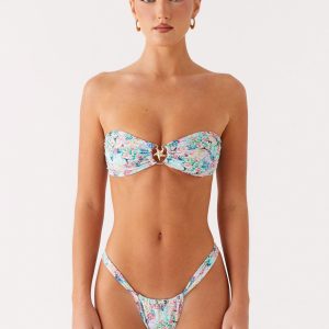 Airlie Scrunch Bikini Bottoms - Santorini Floral