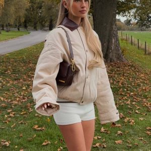 Airplane Mode Twill Blouson Jacket - Natural