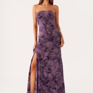 Alexandrite Midi Dress - Purple