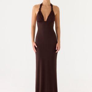 All I Need Maxi Dress - Chocolate
