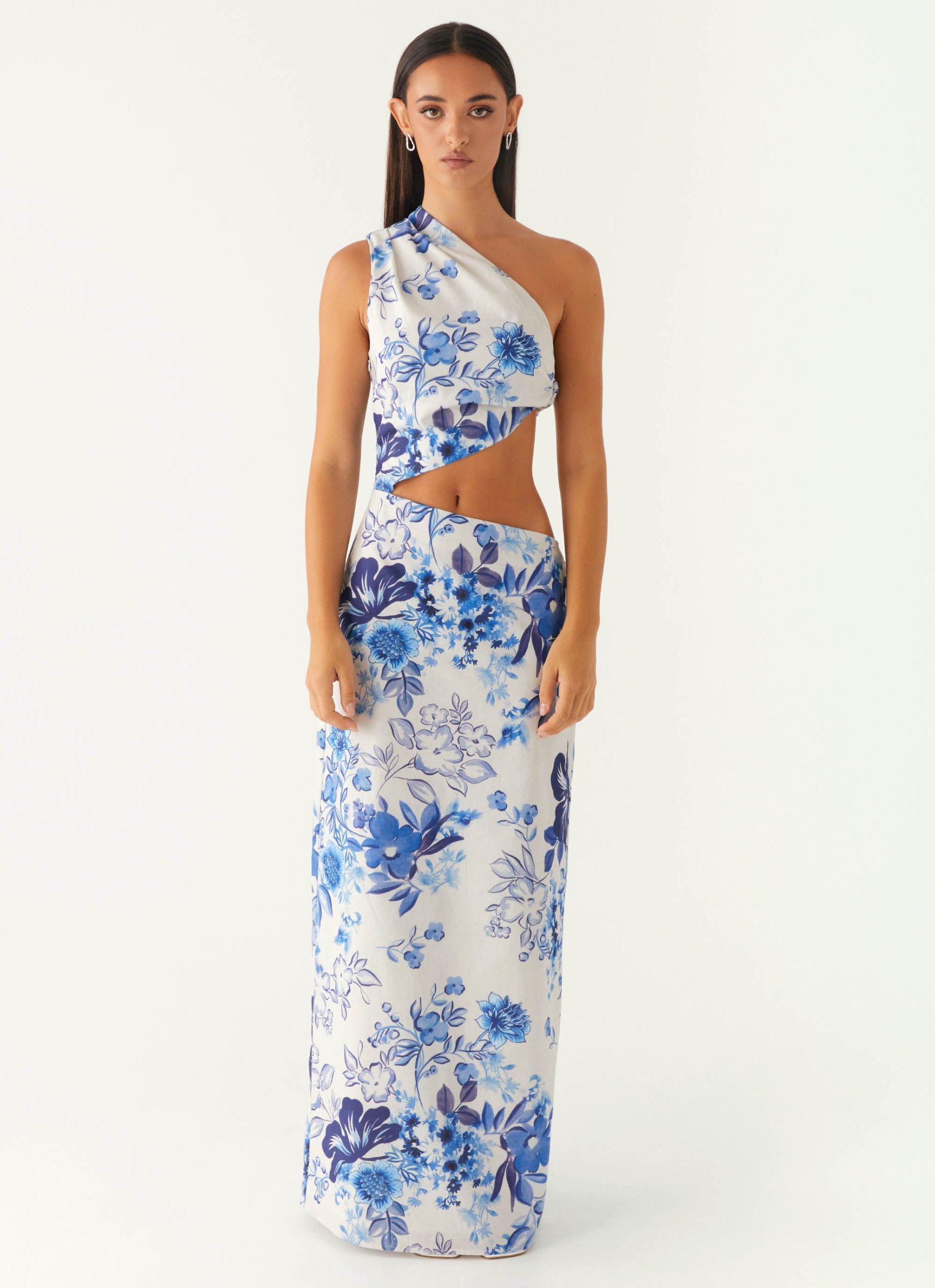 All Summer Long Maxi Dress - Serene Sky Floral - Image 4
