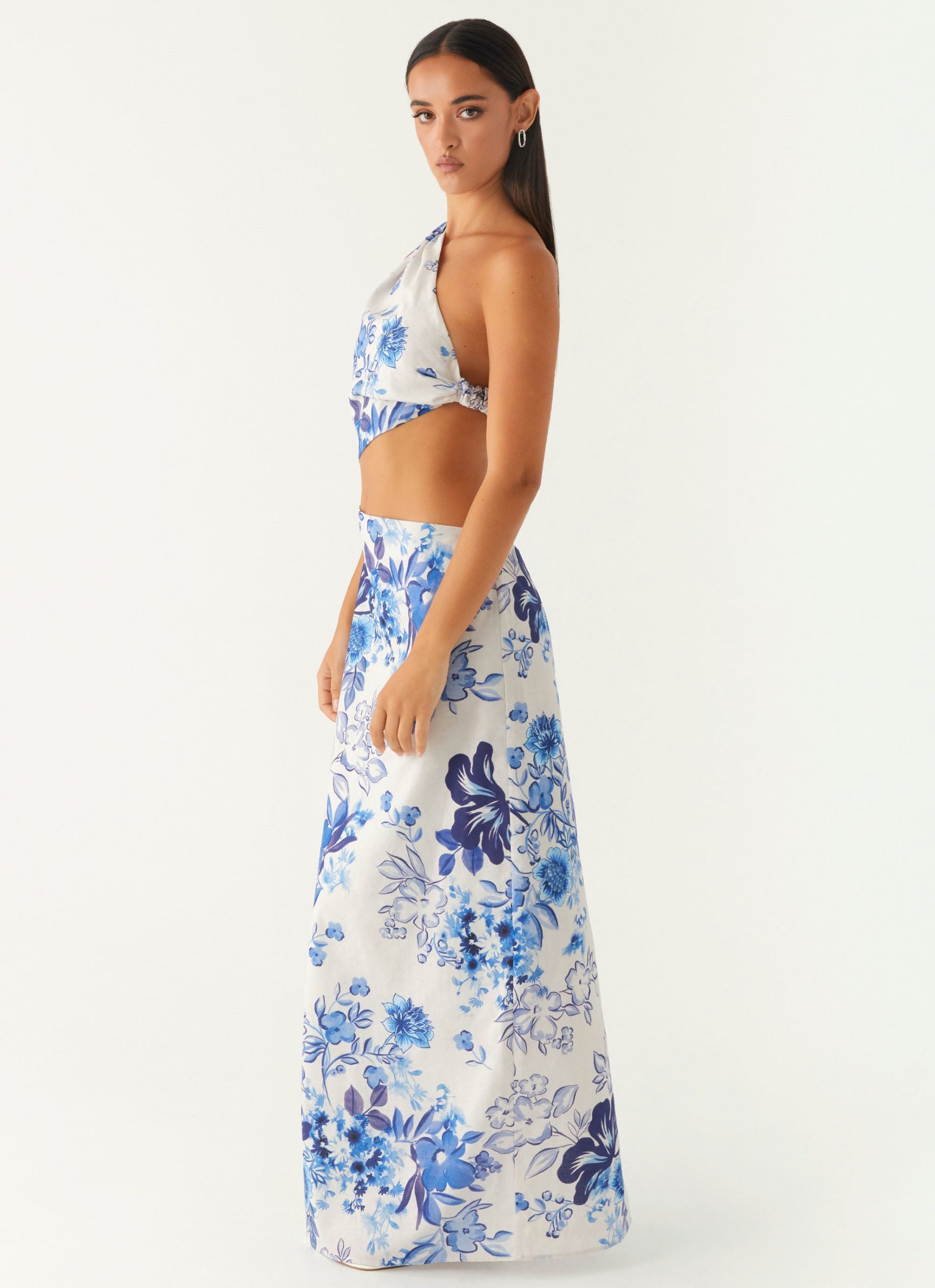 All Summer Long Maxi Dress - Serene Sky Floral - Image 5