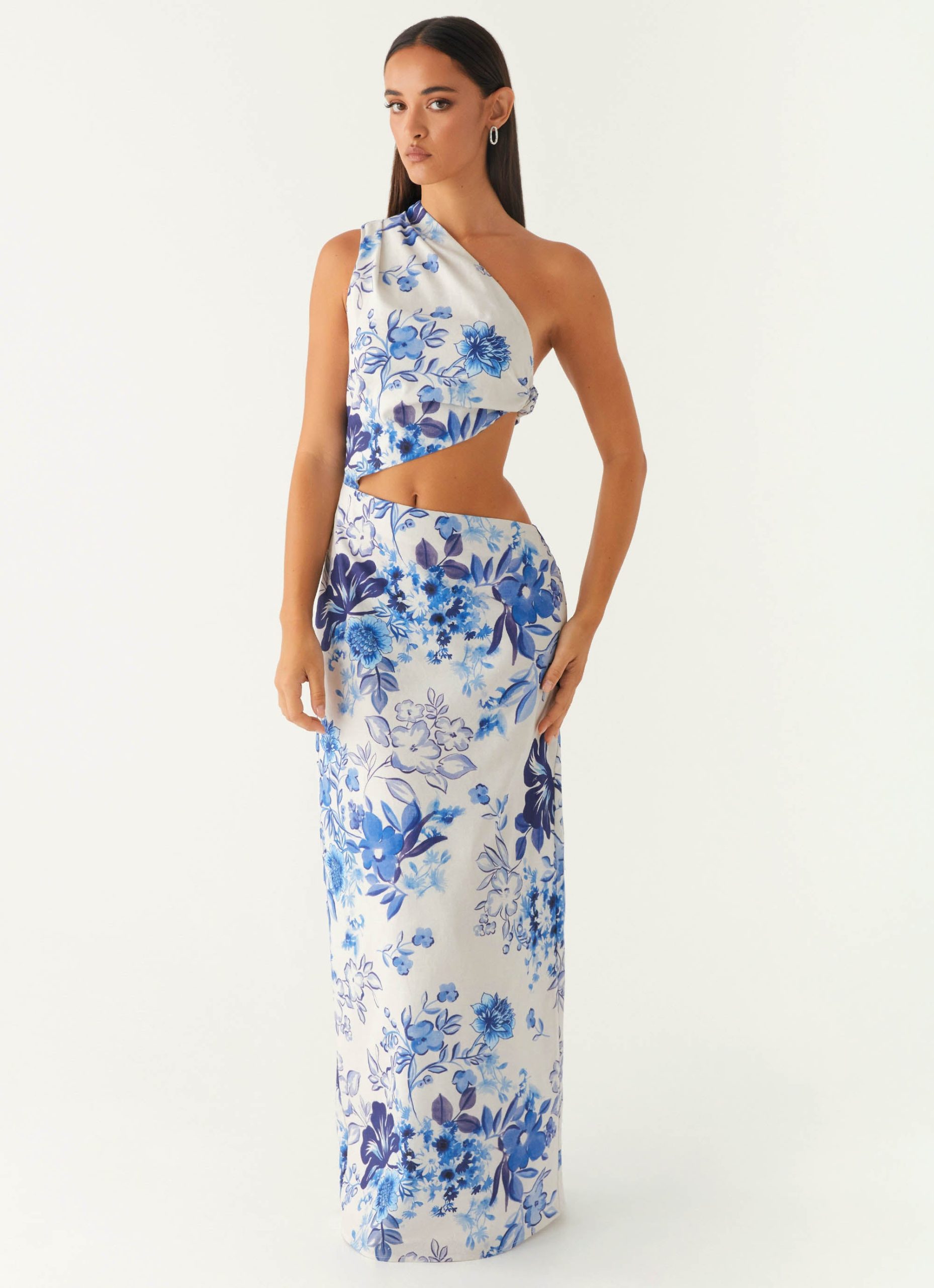 All Summer Long Maxi Dress - Serene Sky Floral - Image 3