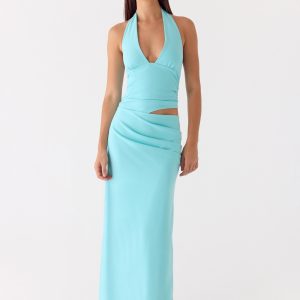 Almost Love Maxi Dress - Aqua