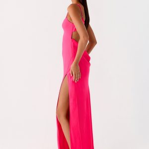 Alouette Maxi Dress - Fuchsia