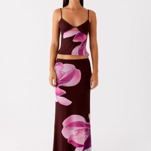 Alpha Maxi Skirt - Dark Chocolate
