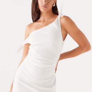 Amazonia Linen Mini Dress - White
