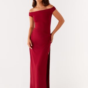 Amerie Maxi Dress - Maroon