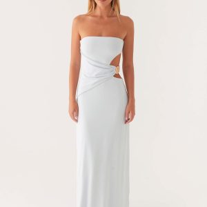 Anetta Maxi Dress - Pale Blue
