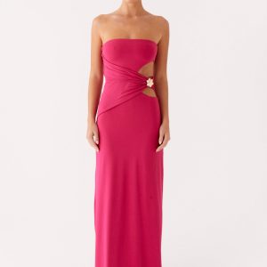 Anetta Maxi Dress - Fuchsia