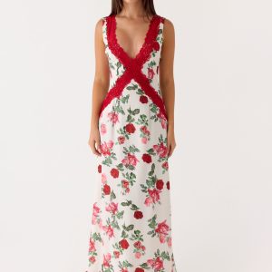 Aoifie Maxi Dress - Ivory Bloom