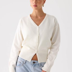 Arthur Knit Cardigan - Ivory