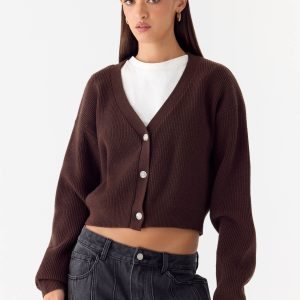 Ashby Knit Sweater - Chocolate
