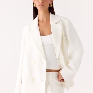 Asher Suiting Blazer - White