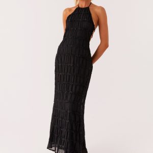 Aullie Maxi Dress - Black