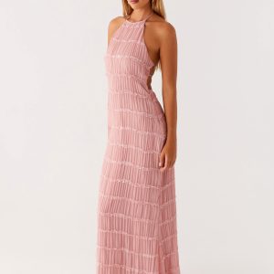 Aullie Maxi Dress - Pink