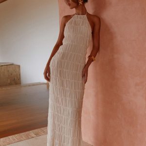 Aullie Maxi Dress - Ivory