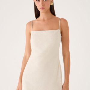 Bailee Mini Dress - Oatmeal