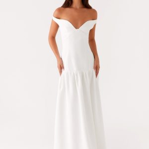 Basel Maxi Dress - White