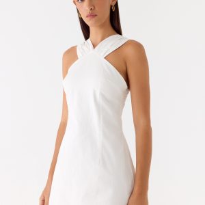 Be My Baby Mini Dress - White