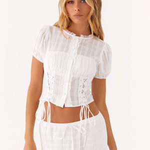 Beatrix Top - White