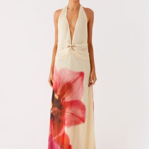 Belivia Maxi Dress - Yellow Bloom
