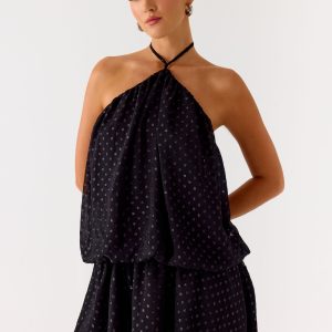 Bet You Wanna Mini Dress - Black