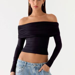 Better Now Long Sleeve Top - Black