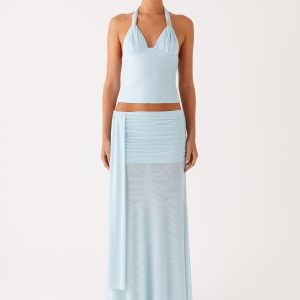 Blaze Maxi Skirt - Blue