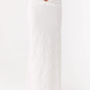 Briene Maxi Skirt - White