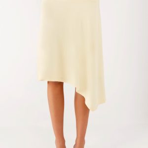Brisa Midi Skirt - Butter