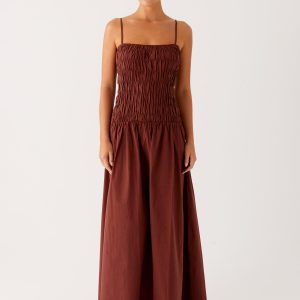 Brooke Maxi Dress - Chocolate