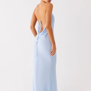 Cabello Maxi Dress - Pale Blue