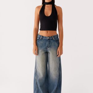 Calico Denim Jeans - Indigo