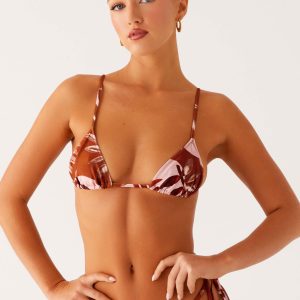 Calista Bikini Top - Cinnamon Palm