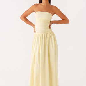 Carmel Maxi Dress - Yellow