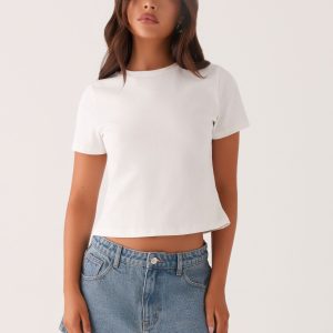 Carrie Denim Mini Skirt - Washed Indigo
