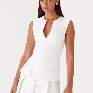 Cassia Mini Dress - White