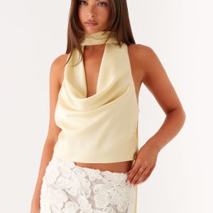 Catching Feelings Top - Yellow