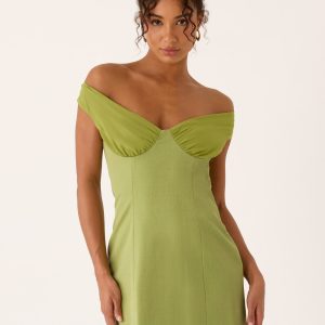 Caterina Mini Dress - Fern Green