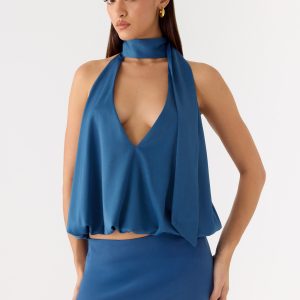 Celestin Top - Washed Navy