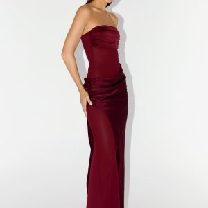 Champagne Skies Maxi Dress - Plum