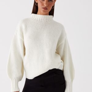 Charleston Knit Jumper - Off White