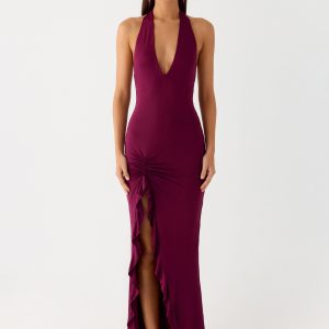 Charmed By You Maxi Dress - Plum